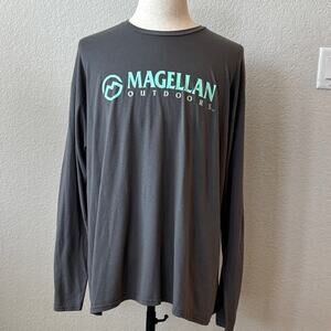 Magellan Outdoors Men's Gray Long Sleeve Shirt Size XL